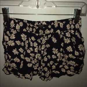 floral flowy shorts